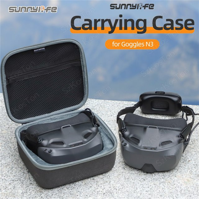 DJI Goggles N3 Aufbewahrungstasche in Grau für DJI NEO, AVATA 2, AVAT 360 und NEO 2 - Bild 1