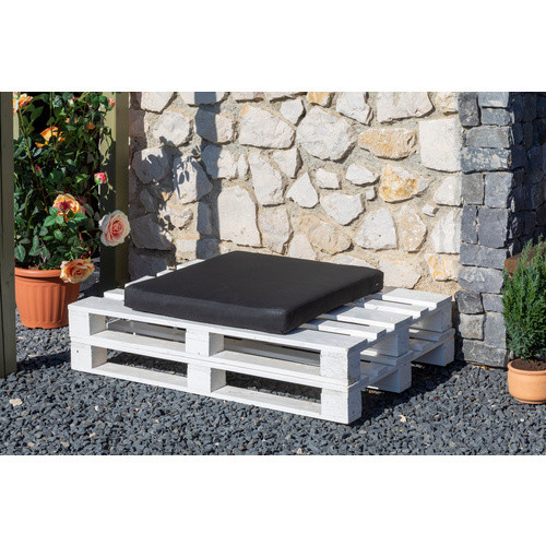 Beo Lounge-Sitzkissen Premium Anthrazit B/T/H: 70 x 70 x 8 cm - Bild 3