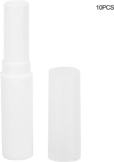 10 Stück Leere Lippenbalsamtuben, Lipglossbehälter, Grün, Weiß - Bild 1