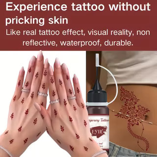 EYIR Tattoo-Gels, 5er-Set, Tiefrot, Unisex - Bild 6