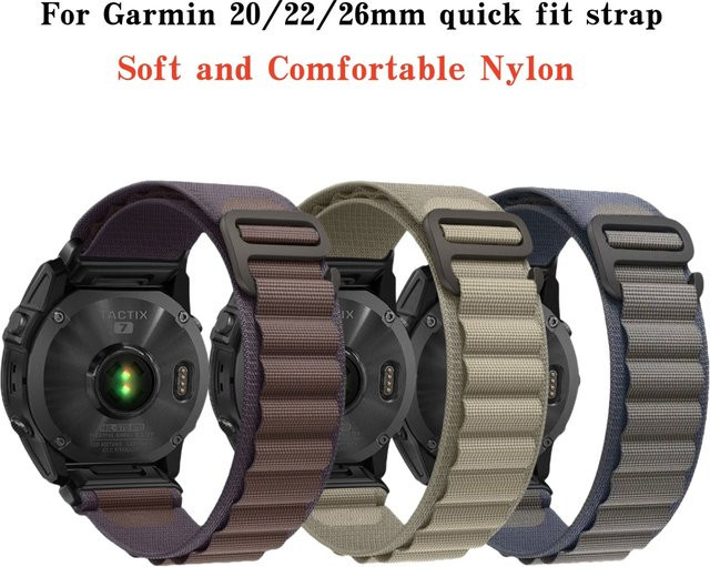 galaone Uhrenarmband Nylon, Textil/NATO, Unisex - Bild 1