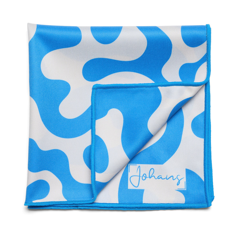 Johans Brillenputztuch Blue Swirl, Breite: 30,0 cm, Tiefe: 30,0 cm - Bild 1