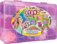 CRAZE Loops Mega Box Bastelmaterial Schmuck basteln Bunt / Mehrfarbig - Bild 1