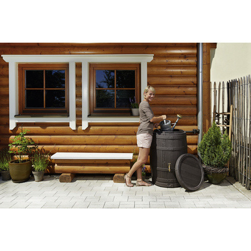 Garantia Regenfass Barrica 260 l, Braun - Bild 6