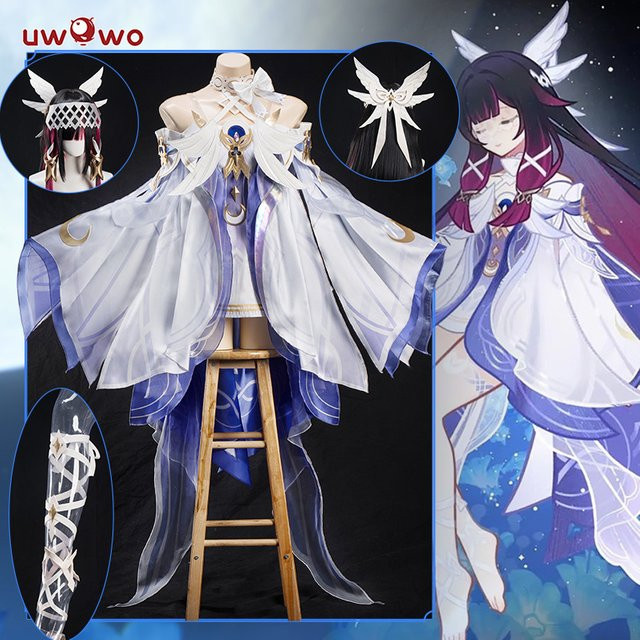 UWOWO Genshin Impact Columbina Damselette Cosplay-Kostüm - Bild 1
