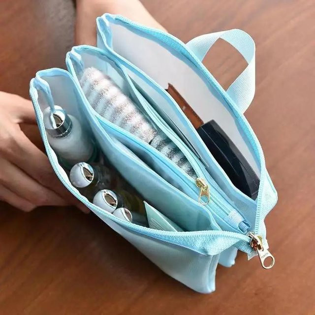 Untior Kosmetiktasche aus Mesh, transparent, Unisex - Bild 1