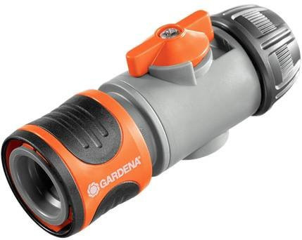Gardena Regulierstop aus Kunststoff für 13 mm (1/2 Zoll) bis 15 mm (5/8 Zoll) mit Quick Coupling - Bild 1