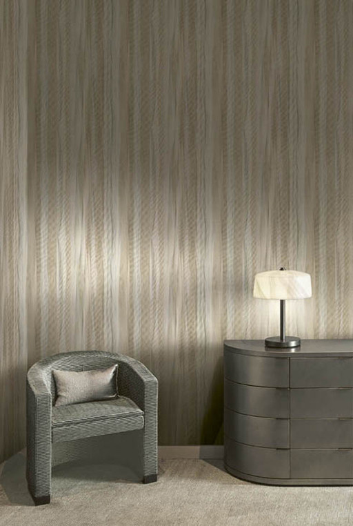 Armani Casa Tapete Marais 9551 in Beige mit abstraktem Design aus Vinyl - Bild 1