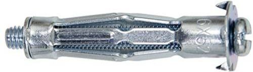 Fischer Hohlraumdübel aus Metall in Silber, 50 Stück, Länge: 32 mm, Durchmesser: 8 mm - Bild 1
