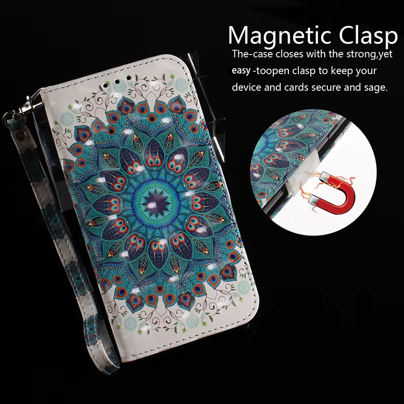 Leder-Wallet-Schutzhülle mit Kartensteckplatz für Samsung Galaxy S22 S23 S24 S25 S26 Plus Ultra FE Pro Edge in Multicolour - Bild 3