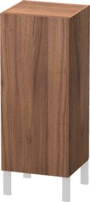Duravit L-Cube individual Halbhochschrank mit Glastür links in Nussbaum natur - Bild 1
