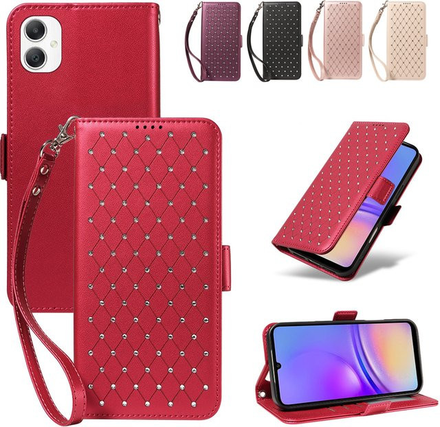 Samsung Galaxy Brieftaschenhülle aus Kunstleder für verschiedene Modelle wie A55 A35 A25 A15 A14 A13 A54 A34 A05S - Bild 1