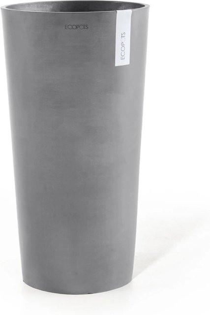 Ecopots Pflanztopf Amsterdam Grau aus recyceltem Kunststoff, Höhe: 76 cm, Breite: 41 cm, Tiefe: 41 cm - Bild 1