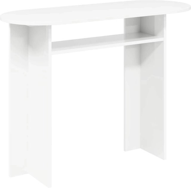 vidaXL Konsolentisch modern in Weiß aus Holzwerkstoff, B/T/H: 100 x 39,5 x 75 cm - Bild 1