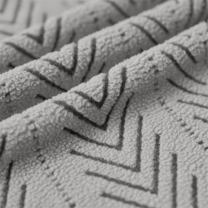WANERQU Jacquard Esszimmerstuhlbezug in Grau, schmutzabweisender und elastischer Stuhlbezug für deinen Möbelschutz - Bild 3