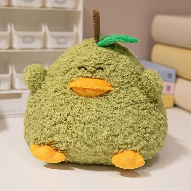 Niedliche Ente Birne, Plüsch Stoffpuppe, Gelb, 30cm - Bild 1