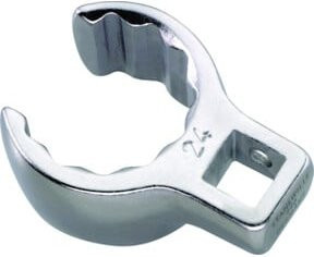 Stahlwille CROW-RING-Schlüssel SW.19 mit 19 mm Innen-4kant 3/8 Zoll in Silber - Bild 1