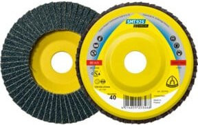 Klingspor SMT 925 Schleifmopteller mit Korn 40 in Multicolor, Durchmesser: 125 mm, Bohrung: 22,23 mm - Bild 1