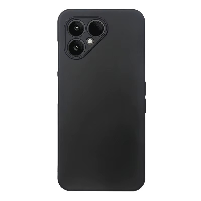 MERCIVERRE Stoßfeste TPU Silikon Schutzhülle für Fairphone 6 in Schwarz oder Weiß mit matter Frosted-Oberfläche - Bild 2