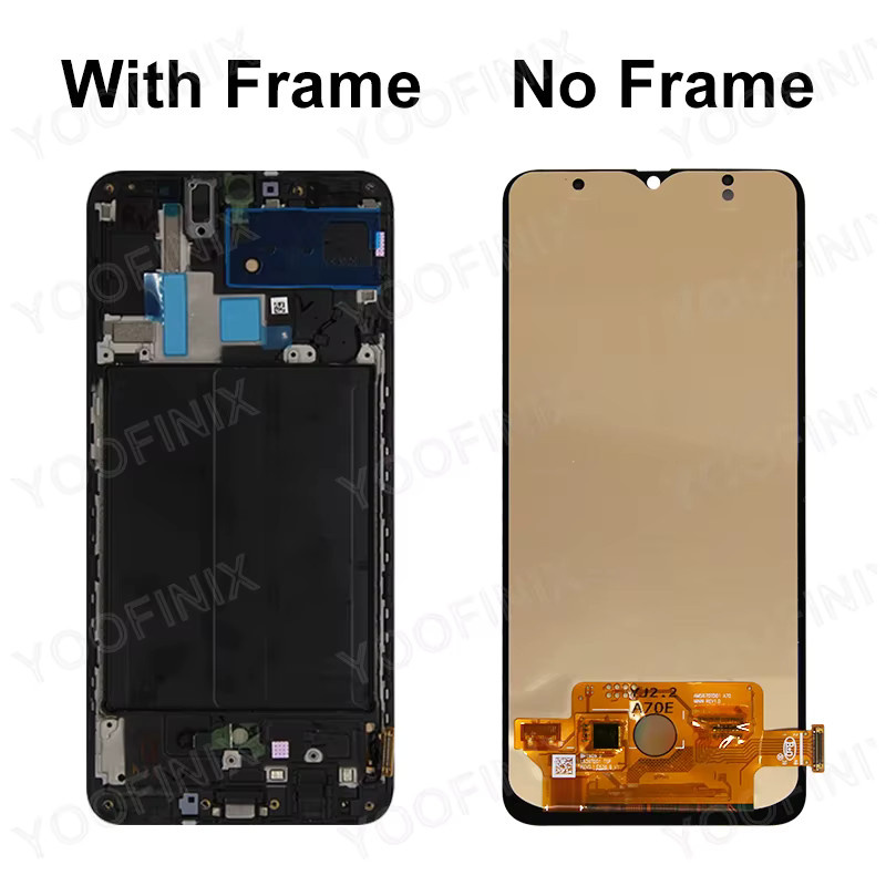 Samsung Galaxy A70 AMOLED Display Ersatz mit Touchscreen Digitizer in Schwarz SM-A705FN/DS - Bild 2