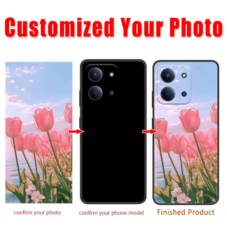 Individuelle Handyhülle für Xiaomi 17 Pro Max Mi A1Max 35X10T10i 13 Lite 5G Note 3 mit eigenem Foto in Schwarz - Bild 2