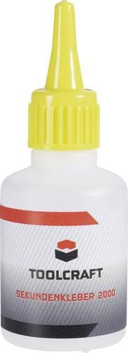 TOOLCRAFT Sekundenkleber SG2000.F50 Cyanoacrylat 50 g - Bild 1