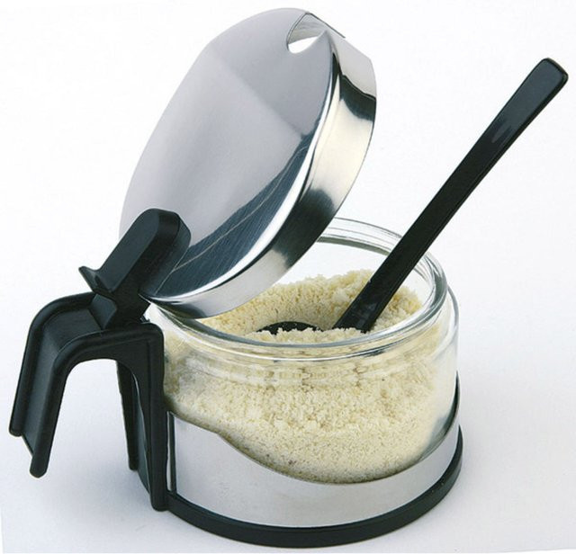 APS Ersatzglas für Parmesan-Menage EASY, transparent, Volumen: 230 ml, B: 9 cm, H: 5,4 cm - Bild 1