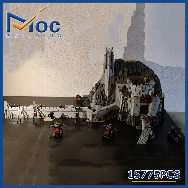 MOCBUILDING Ring der Feiern Helm's Deep Wachturm Festung, Bausteine, Fantasy - Bild 3