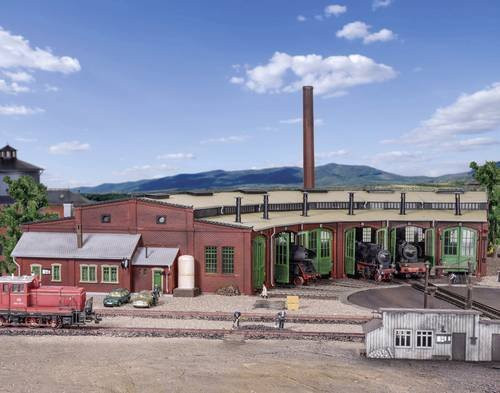 Vollmer H0 Sechsständiger Ringlokschuppen für Eisenbahnen - Bild 1