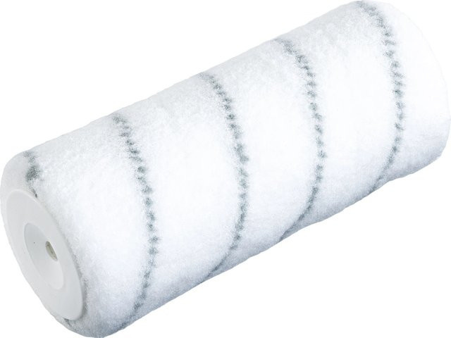 LUX-TOOLS PRO Lackwalze Grau, fusselfrei, für lösungsmittelbasierte Lacke, Durchmesser: 8 cm, Breite: 18 cm - Bild 1