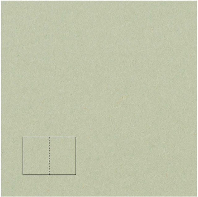 Rico Design Paper Poetry Klappkarten Essentials A6, 5 Stück, Lindgrün - Bild 1