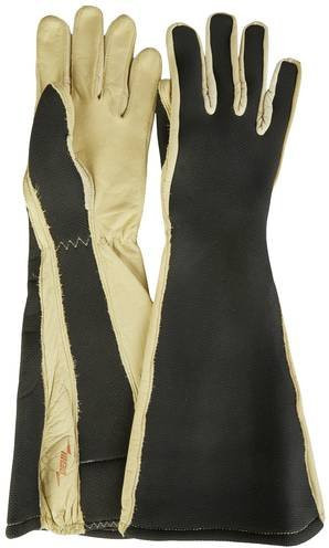 DEHN APG 8L Schutzhandschuhe aus Leder, 1 Paar, Mehrfarbig - Bild 1