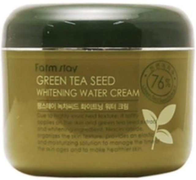 FARM STAY Grüntee-Samen Aufhellende Wassercreme, 100 g, Gesichtspflege - Bild 1