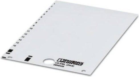 Phoenix Contact 0800463 US-EML Gerätemarkierung Gelb mit Beschriftungsfläche 17 x 8 mm zum Aufkleben - Bild 1