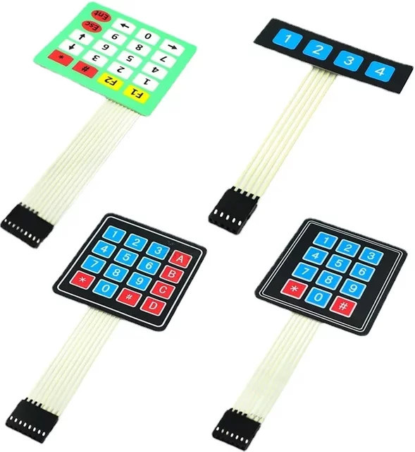 Matrix Membran Tastatur für Arduino und Smart Car mit 4x4 Tasten Layout - Bild 1