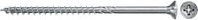 Fischer Power-Fast II Spanplattenschraube mit Senkkopf und Pozidriv-Antrieb, verzinkter Stahl, Durchmesser: 6,0 mm, Länge: 140,0 mm - Bild 1