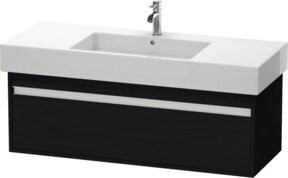 Duravit Waschtischunterschrank Ketho in Weiß mit einem Auszug, wandhängend, Breite: 120 cm, Tiefe: 45,5 cm - Bild 1
