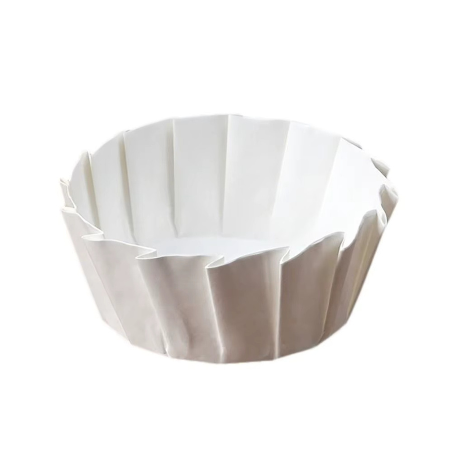 50 Stück Ölbeständige Backpapiere für Kuchen und Cupcakes, Einweg Backpapier in Weiß - Bild 2