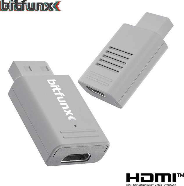 Bitfunx Mini Video Audio Adapter YPBPR auf HDMI Konverter für PAL NTSC Wii Spielekonsolen - Bild 1