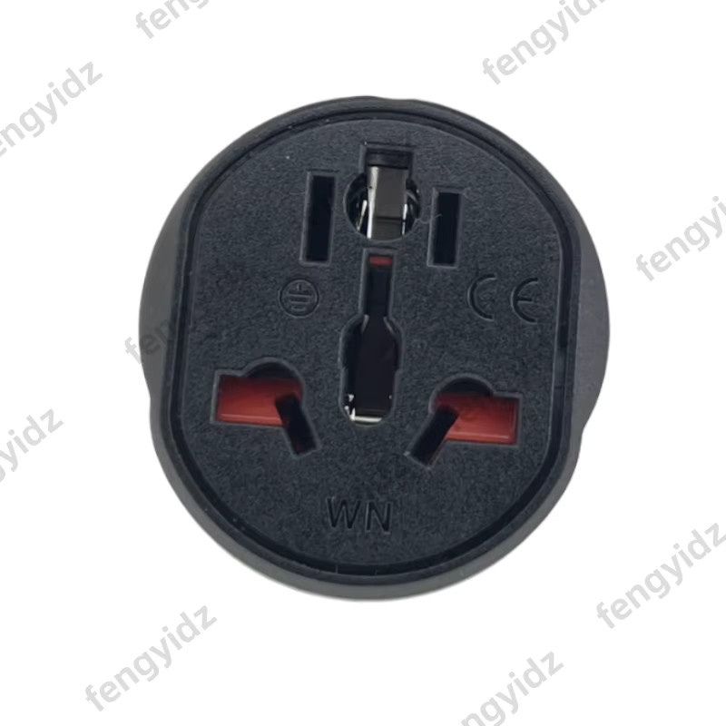 Fengyidz Universal Reiseadapter Konverter für AU US UK CN zu EU KR 2500W in Schwarz oder Weiß - Bild 2
