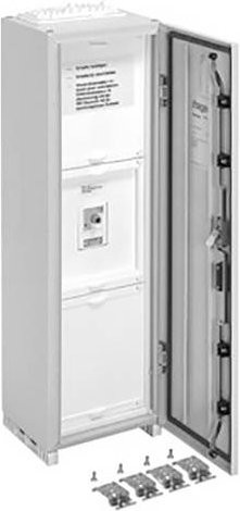 Hager Feuerwehrhauptschalter FR61FH1 universell bis 250A IP55 aus Stahlblech, B/T/H: 95 x 27,5 x 30 cm - Bild 1
