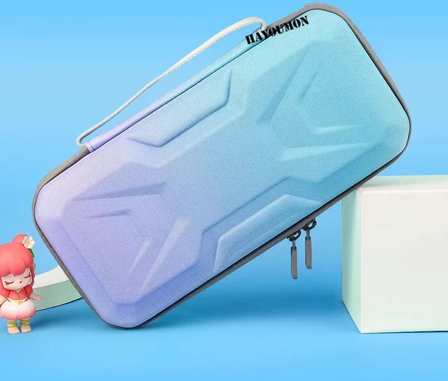 Hayoumon Reise-Tragetasche mit Farbverlauf für Switch 2 und NS 2, EVA-harte Aufbewahrungstasche in Multicolour und Grün - Bild 1
