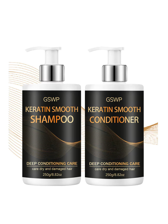 GSWP Keratin Shampoo Conditioner Set, 500g, Unisex - Bild 5