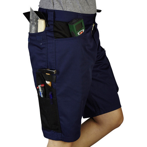 safety and more Arbeitsshort EXTREME in marineblau/schwarz aus Polyester/Baumwolle, Größe XL - Bild 2