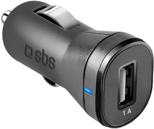 Sbs mobile Autoladegerät mit USB-A Ausgang, 5W, 1A, Schwarz - Bild 1