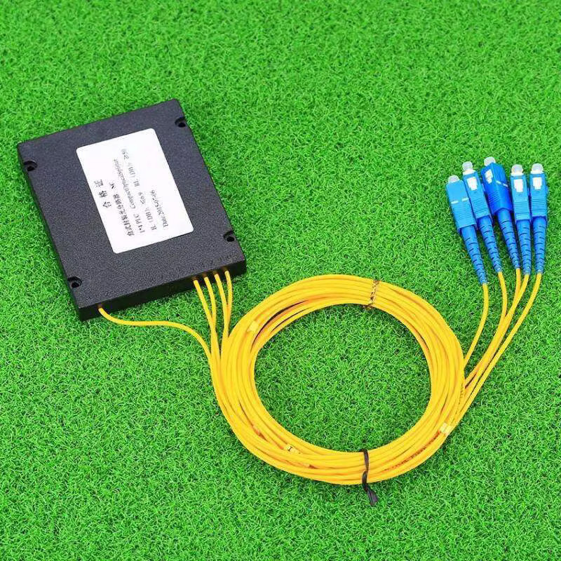 FTTH SC UPC PLC Singlemode-Glasfaser-Splitter FBT Optischer Koppler 1x2 1x4 1x8 - Bild 2