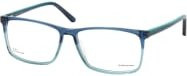 Jaguar 1526 Brille, Rechteckig, Vollrand, Kunststoff, Blau, Herren - Bild 1