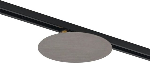 QAZQA Iconic Pulley Deckenleuchte für Schienenbeleuchtungssysteme, 1-Phasen-Track-Adapter, Gunmetal/Anthrazit, 2 Lichter