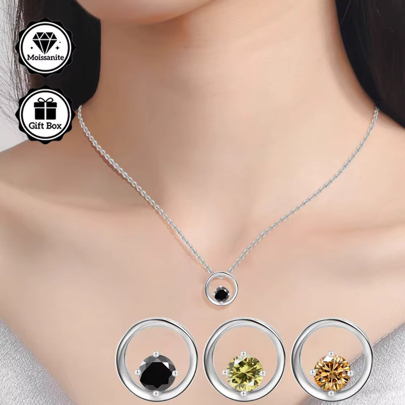 LAMVOICE Halskette, Moissanit, Silber, Damen - Bild 2