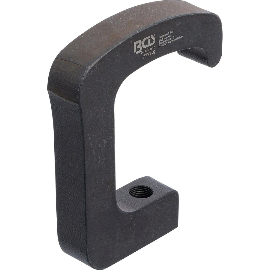 BGS Zughaken in Schwarz für Gleithämmer, schwere Ausführung, B/T/H: 17,0 x 14,0 x 3,0 cm - Bild 2